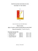 Bài Tập Lớn Tìm Hiểu Và Thiết Kế Hệ Thống Thông Tin Quang Wdm.pdf
