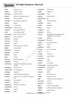 High frequency words