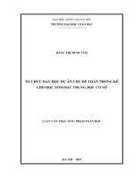 Tổ Chức Dạy Học Dự Án Chủ Đề Toán Thống Kê Cho Học Sinh Bậc Trung Học Cơ Sở 6828652.Pdf