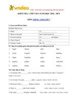 De kiem tra 1 tiet so 4 mon tieng anh lop 7 co file nghe nam hoc 2018 2019