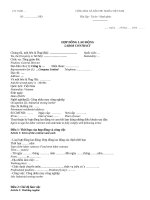 Labor contract form billingual probation excluding