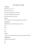 Trắc nghiệm toán lớp 6 có đáp án – cánh diều bài  (18)