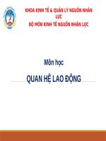 Quan hệ lao động   2 tín chỉ