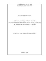 Đánh Giá Năng Lực Thích Ứng Nghề Của Sinh Viên Tốt Nghiệp Chuyên Ngành Giáo Dục Mầm Non - Trường Cao Đẳng Sư Phạm Sóc Trăng 6829684.Pdf