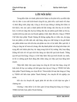 Hoàn thiện kế toán bán hàng tại công ty tnhh chế biến thực phẩm thanh hương