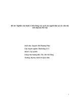 Đề Tài Nghiên Cứu Hành Vi Tiêu Dùng Rau Sạch Của Người Dân Tại Các Siêu Thị Trên Địa Bàn Hà Nội.pdf