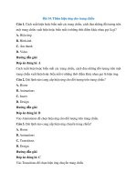 Trắc nghiệm tin học lớp 7 có đáp án – cánh diều bài  (20)