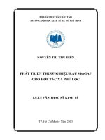 Phát Triển Thương Hiệu Rau Vietgap Cho Hợp Tác Xã Phú Lộc.pdf