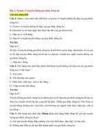 Trắc nghiệm gdcd lớp 6 có đáp án – chân trời sáng tạo bài  (1)