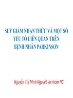Suy Giảm Nhận Thức Và Một Số Yếu Tố Liên Quan Trên Bệnh Nhân Parkinson.pdf