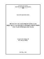 Đề Xuất Các Giải Pháp Nâng Cao Hiệu Quả Vận Hành Lưới Điện Phân Phối Tây Nam Tỉnh Quảng Ngãi.pdf