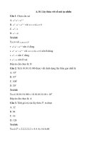 Trắc nghiệm toán lớp 6 có đáp án – chân trời sáng tạo bài  (33)