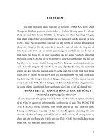 Hoàn thiện kế toán nguyên vật liệu tại công ty tnhh xây dựng quân trang