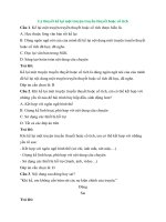 Trắc nghiệm văn lớp 6 có đáp án – cánh diều bài  (3)