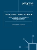 Global negotiator  NEGOTIATION MODELS DAM PHAN TRONG KINH DOANH
