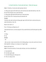 Trắc nghiệm văn lớp 6 có đáp án – chân trời sáng tạo bài  (4)