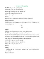 Trắc nghiệm văn lớp 6 có đáp án – chân trời sáng tạo bài  (10)