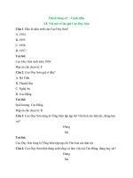 Trắc nghiệm văn lớp 6 có đáp án – cánh diều bài  (47)