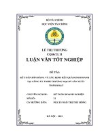 6  kế toán bán hàng và xác định kết quả kinh doanh tại công ty tnhh thương mại dv sản xuất thành đạt