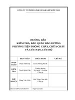 Hướng Dẫn Kiểm Tra, Bảo Quản Bảo Dưỡng Phương Tiện Phòng Cháy, Chữa Cháy Và Cứu Nạn, Cứu Hộ.pdf