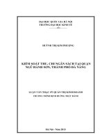 Kiểm Soát Thu, Chi Ngân Sách Tại Quận Ngũ Hành Sơn, Thành Phố Đà Nẵng.pdf