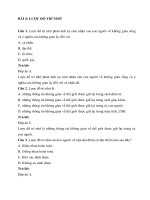 Trắc nghiệm địa lí lớp 6 có đáp án – chân trời sáng tạo bài  (5)