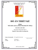 Đồ án Điều khiển cánh tay Robot Mitsubishi RV2FRQ