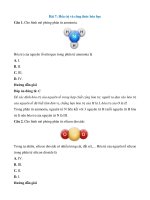 Trắc nghiệm khoa học tự nhiên lớp 7 có đáp án – chân trời sáng tạo bài  (1)