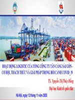 Hoạt Động Logistic Của Tổng Công Ty Tân Cảng Sài Gòn -Cơ Hội, Thách Thức Và Giải Pháp Trong Bối Cảnh Covid.pdf