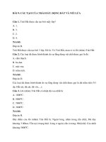 Trắc nghiệm địa lí lớp 6 có đáp án – chân trời sáng tạo bài  (10)