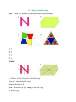 Trắc nghiệm toán lớp 6 có đáp án – chân trời sáng tạo bài  (4)