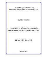Vấn Đề Bảo Vệ Môi Trường Sinh Thái Ở Trung Quốc Những Năm Đầu Thế Kỷ Xxi.pdf
