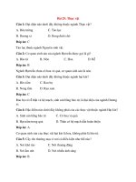 Trắc nghiệm khoa học tự nhiên lớp 6 có đáp án – chân trời sáng tạo phần  (25)