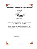 The Use Of Pre-Writing Activities To Improve Writing Skills For 11Th Form Students At Tien Du 3 High School, Bac Ninh - An Action Research 6813708.Pdf