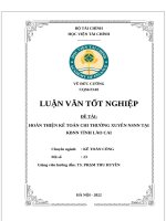 115  hoàn thiện kế toán chi tx nsnn tại kbnn tỉnh lào cai