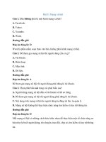 Trắc nghiệm tin học lớp 7 có đáp án – chân trời sáng tạo bài  (4)