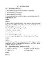 Trắc nghiệm công nghệ lớp 6 có đáp án – cánh diều bài  (3)