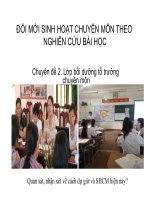 Đổi Mới Sinh Hoạt Chuyên Môn Theo Nghiên Cứu Bài Học Chuyên Đề Lớp Bồi Dưỡng Tổ Trưởng Chuyên Môn.pdf