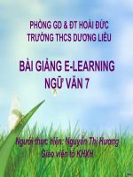 Bài Giảng E-Learning Ngữ Văn 7.Pdf