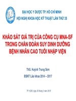 Khảo Sát Giá Trị Của Công Cụ Mna-Sf Trong Chẩn Đoán Suy Dinh Dưỡng Bệnh Nhân Cao Tuổi Nhập Viện.pdf