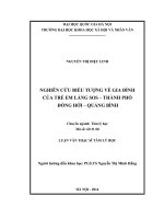 Nghiên Cứu Biểu Tượng Về Gia Đình Của Trẻ Em Làng Sos – Thành Phố Đồng Hới – Quảng Bình.pdf