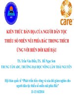 Kiến Thức Bản Địa Của Người Dân Tộc Thiểu Số Miền Núi Phía Bắc Trong Thích Ứng Với Biến Đổi Khí Hậu.pdf