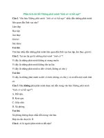 Trắc nghiệm văn lớp 6 có đáp án – cánh diều bài  (28)