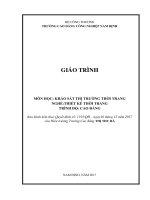 Khảo sát thị trường thời trang