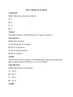 Trắc nghiệm toán lớp 6 có đáp án – cánh diều bài  (17)