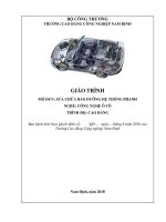 Giáo trình  sửa chữa bảo dưỡng hệ thống phanh