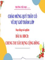 Shcd chung tay xay dung cong dong
