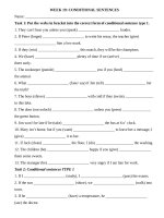 Hk2 tuan 1   conditional sentences   bai lam hs