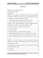 Hoàn thiện kế toán tài sản cố định hữu hình tại công ty cổ phần đầu tư xây dựng minh nguyệt