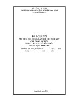 Giáo trình gia công lắp ráp chi tiết kết cấu cong 1 chiều
